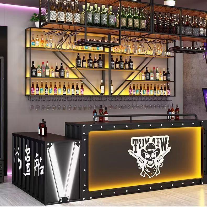 Wine Beer Rack - رف نبيذ معلق على الحائط، رف