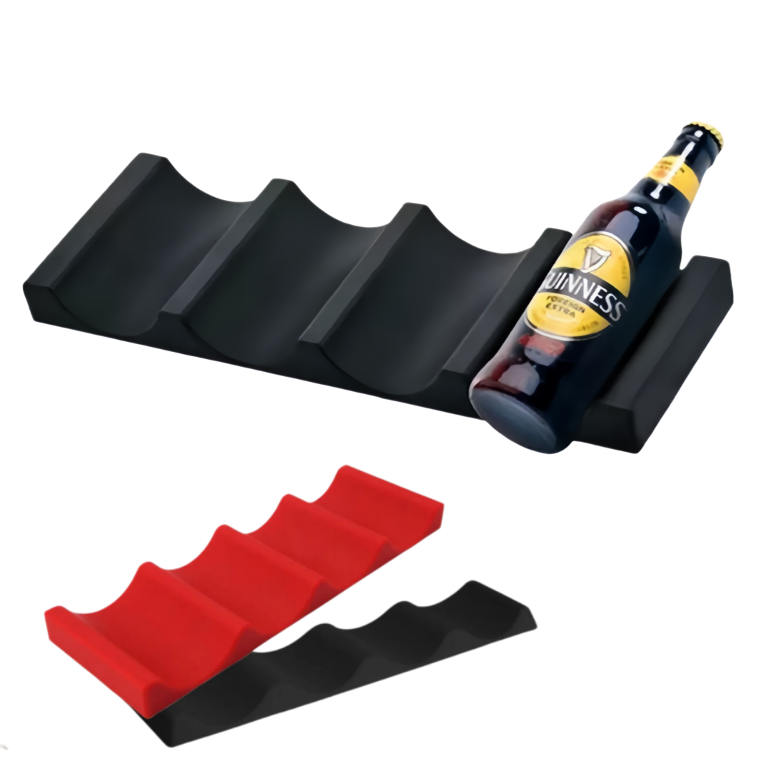 Wine Beer Rack - حامل زجاجات النبيذ الأحمر الإبداعي، صينية