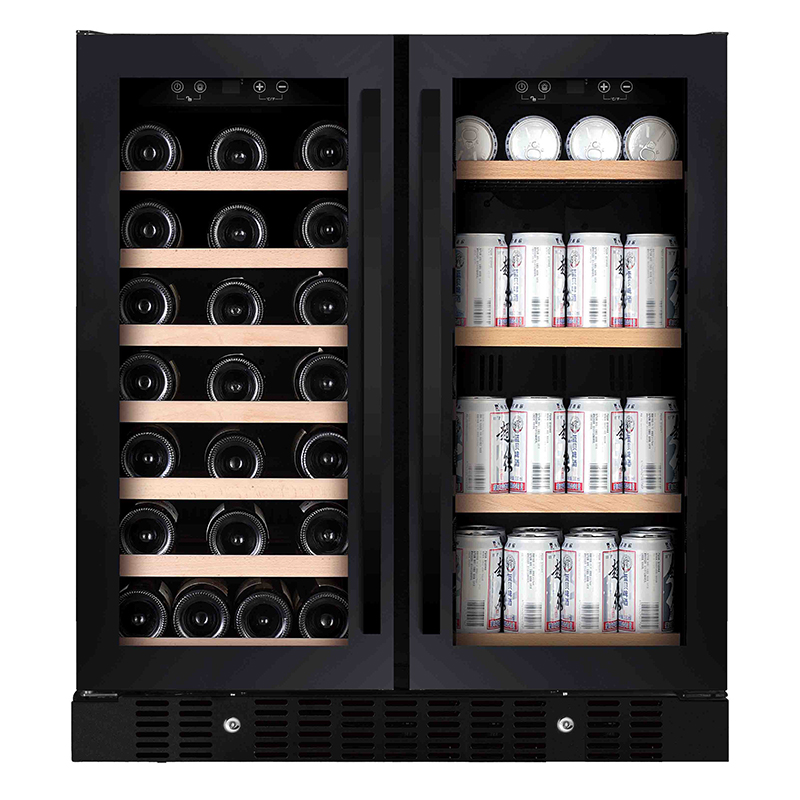 Wine Beer Fridge Under Counter - 176L باب زجاجي شرب الثلاجة تحت