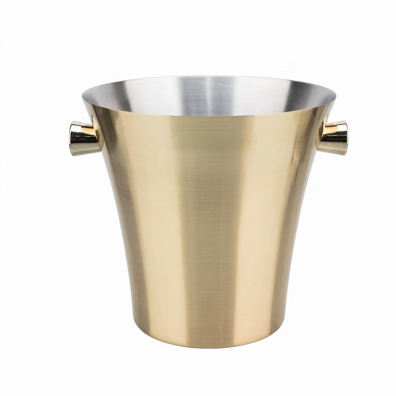 Ice Bucket Silver - وعاء ثلج من الفولاذ المقاوم للصدأ