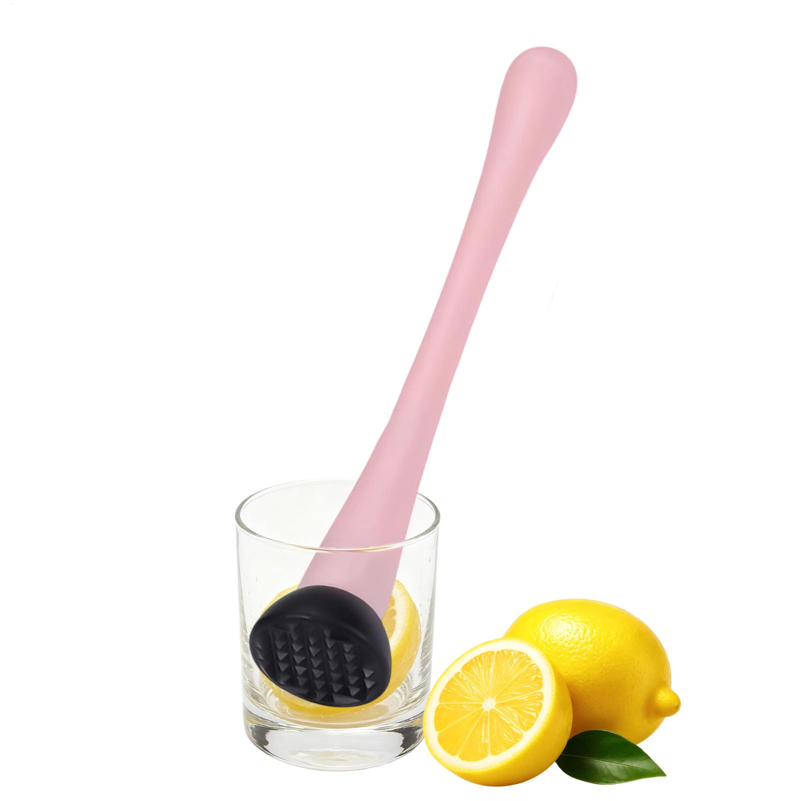 Muddler Cocktail Bar - أداة تكسير الفاكهة خفيفة الوزن بمقبض