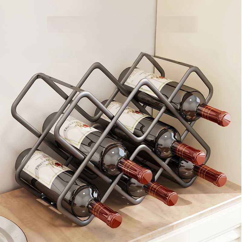 Wine Beer Rack - رف النبيذ المعدني السداسي 5/8 شبكات