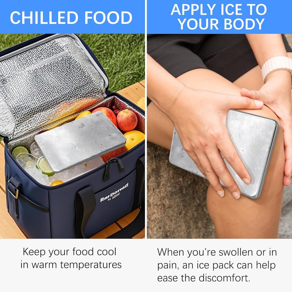 عبوات ثلج قابلة لإعادة الاستخد - مراجعة Ice Bucket Silver وسعره