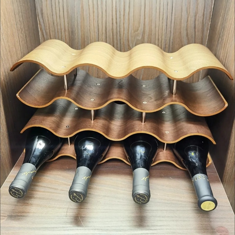 حامل زجاجات النبيذ المتموج رف  - مراجعة Wine Beer Rack وسعره