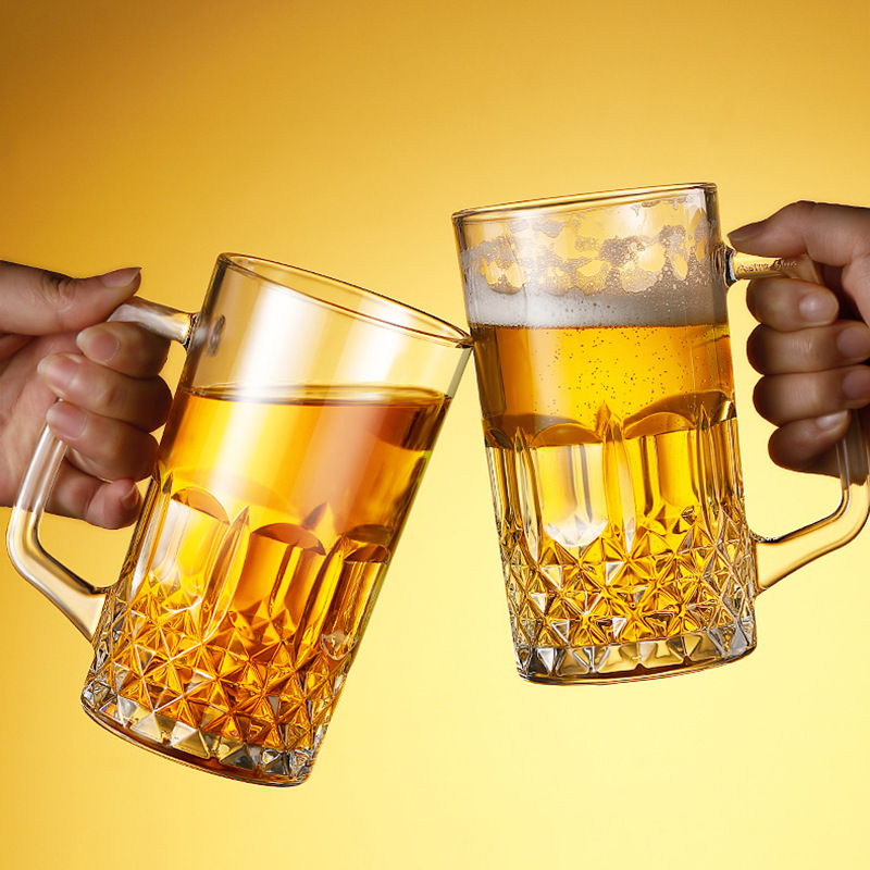 600 مللي/1000 مللي زجاج البيرة - مراجعة Beer Mug Handled وسعره