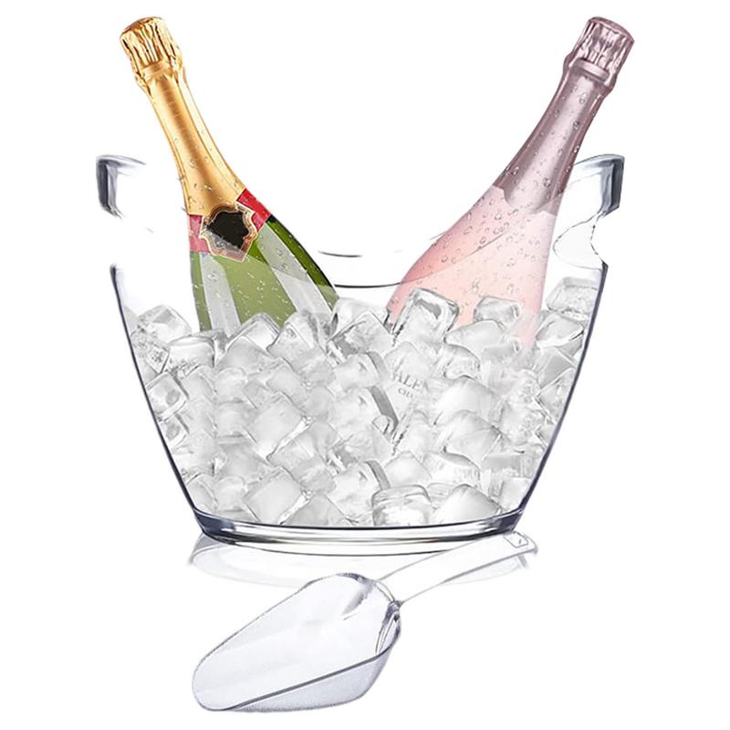 حوض مشروبات دلو للثلج الشفاف م - مراجعة Ice Bucket Silver وسعره