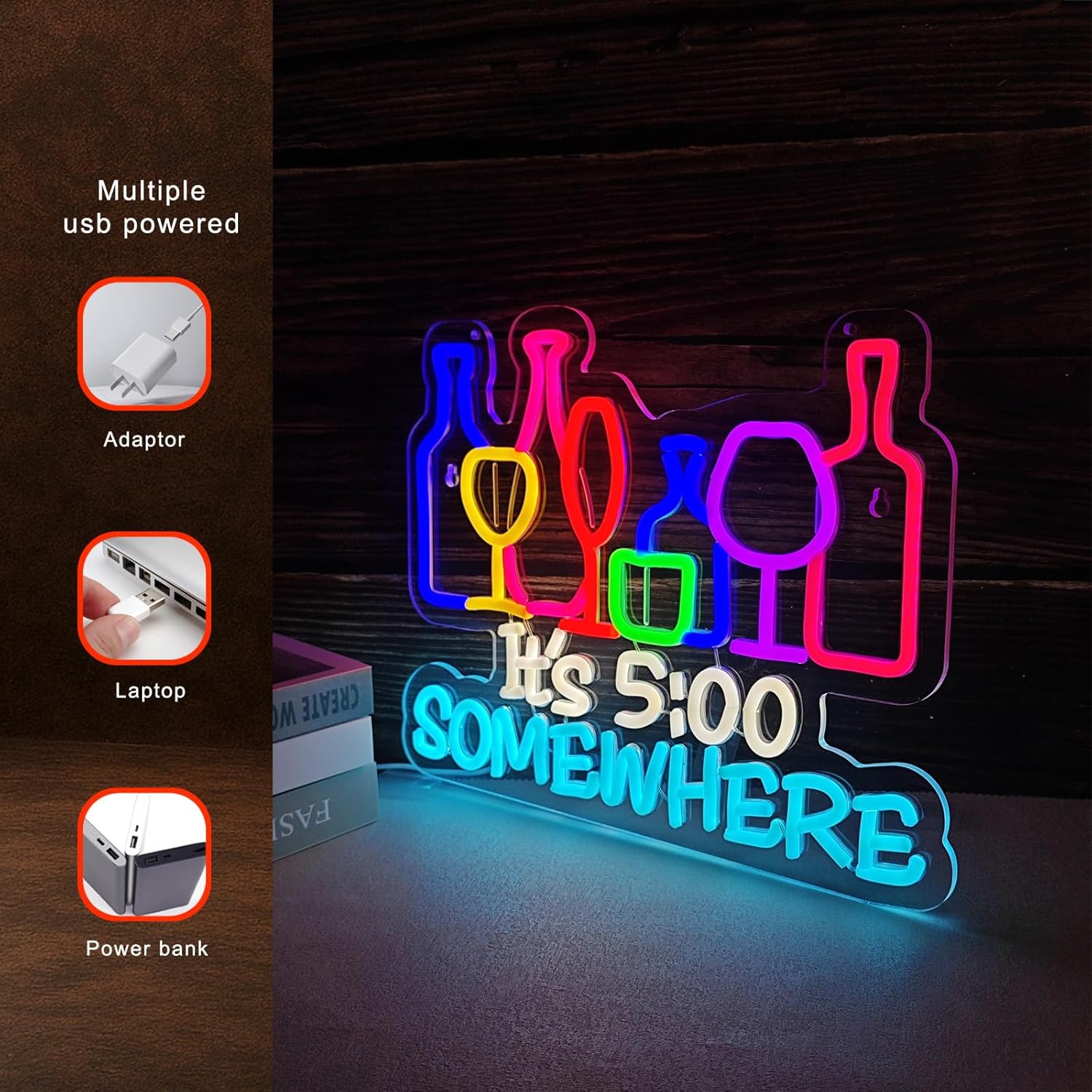 إضاءة نيون LED بعبارة 