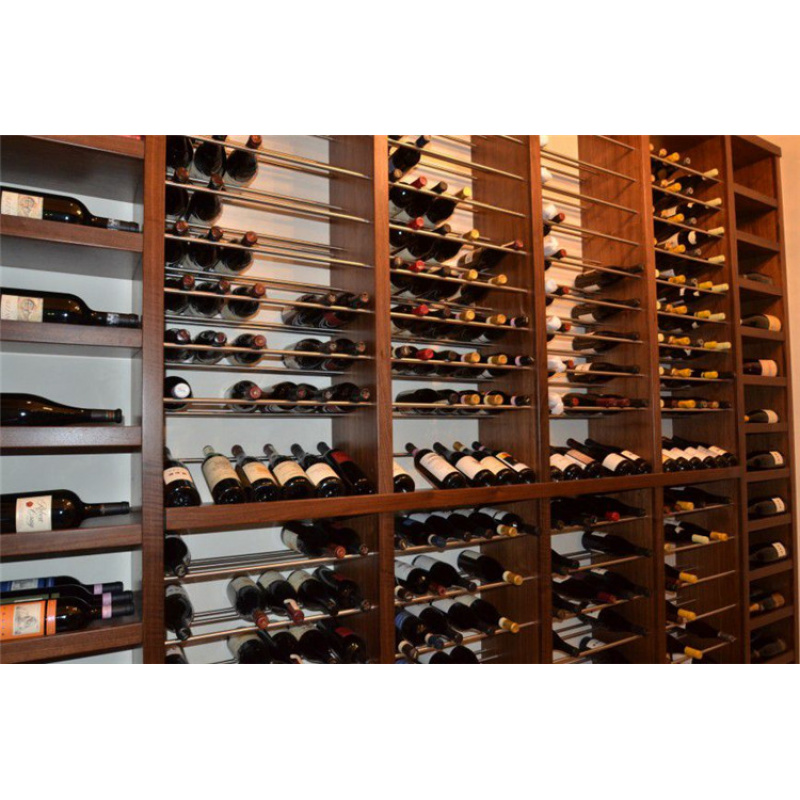 رف خشبي مخصص لعرض النبيذ والبي - مراجعة Wine Beer Rack وسعره