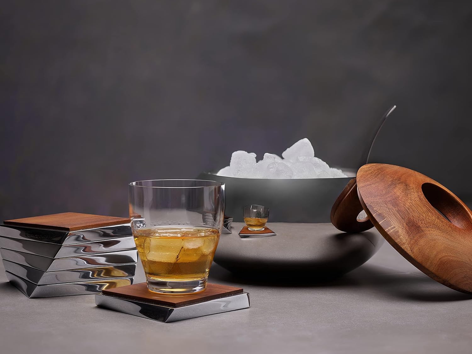 وعاء ثلج معزول من الفولاذ المق - مراجعة Ice Bucket Silver وسعره