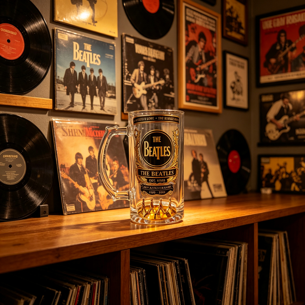كوب بيرة زجاجي بمناسبة الذكرى  - مراجعة Beer Mug Handled وسعره