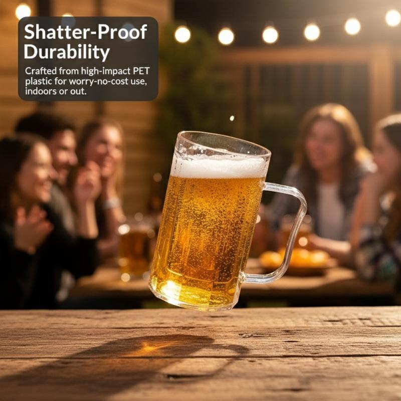كوب بيرة أنيق من الأكريليك مع  - مراجعة Beer Mug Handled وسعره