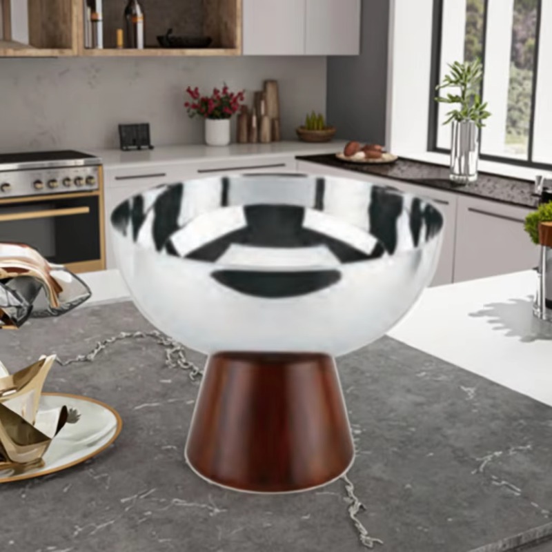 دلو ثلج معدني مخصص من الخشب ال - مراجعة Ice Bucket Silver وسعره
