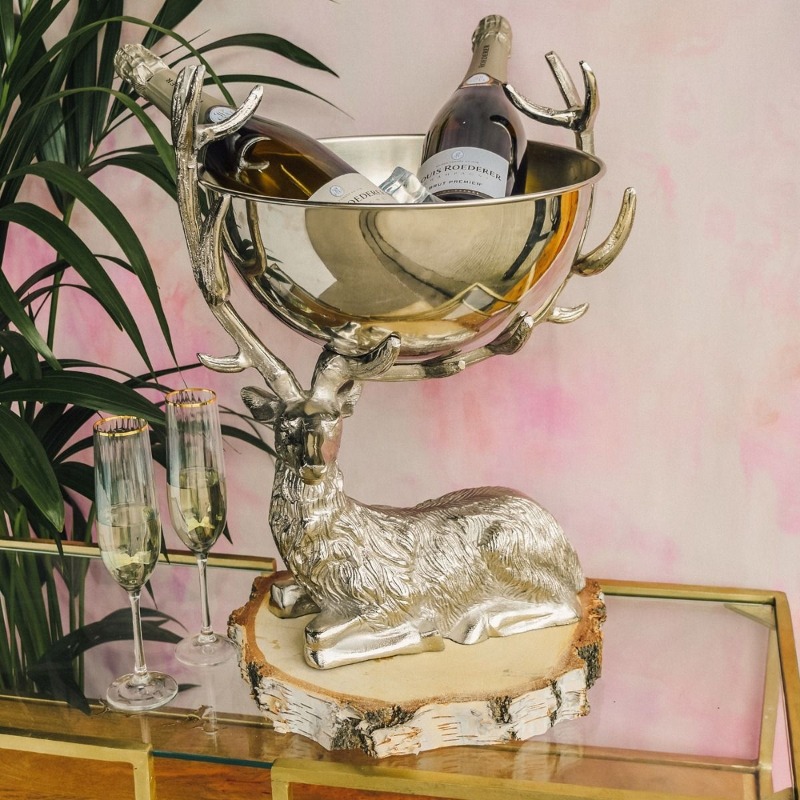 راحة المرحلة الغزلان الشمبانيا - مراجعة Ice Bucket Silver وسعره