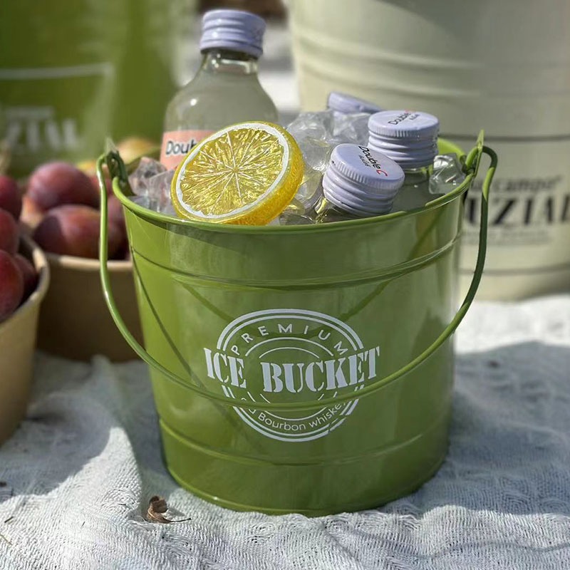 دلو ثلج حديد للمشروبات والبيرة - مراجعة Ice Bucket Silver وسعره