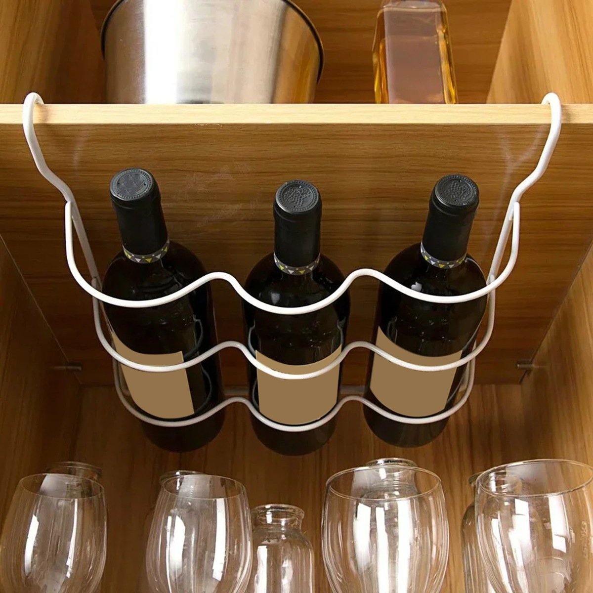 منظم أدوات المطبخ AA14، رف داخ - مراجعة Wine Beer Rack وسعره