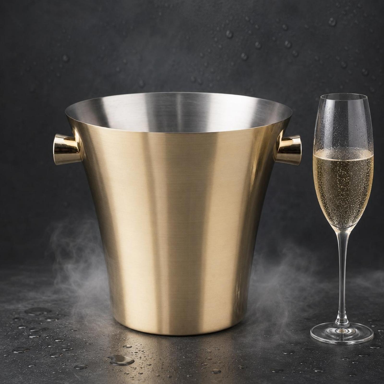 وعاء ثلج من الفولاذ المقاوم لل - مراجعة Ice Bucket Silver وسعره